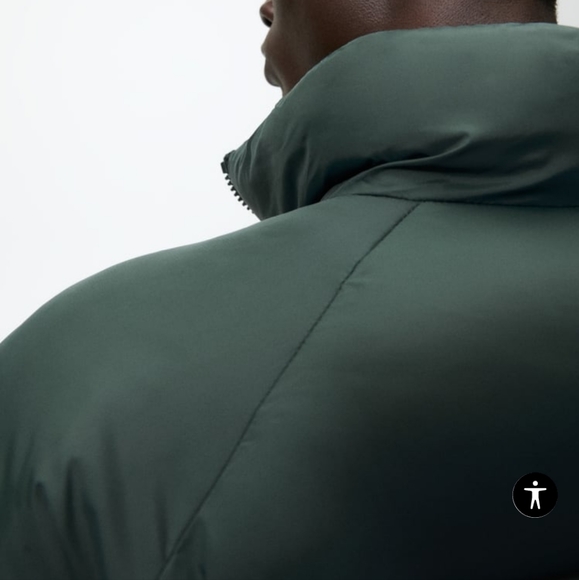 ZARA QUILTED PUFFER JACKET SIZE L - Picture 7 of 10